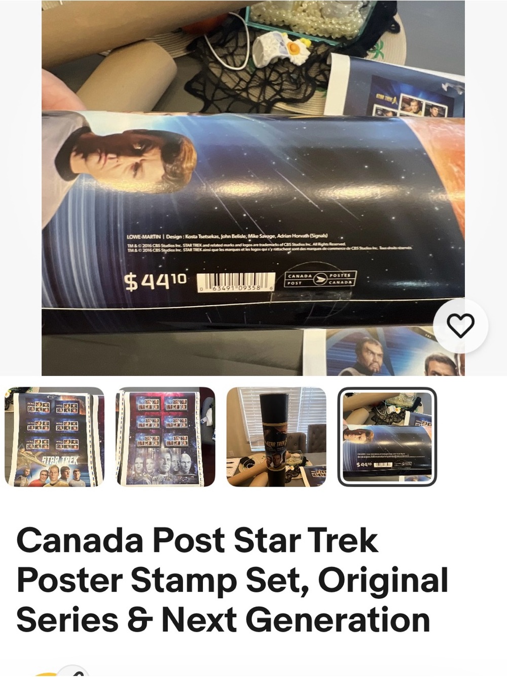 Star Trek Poster Stamp Set